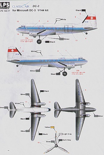 Douglas DC3 (Classic Air)  LPS144-17
