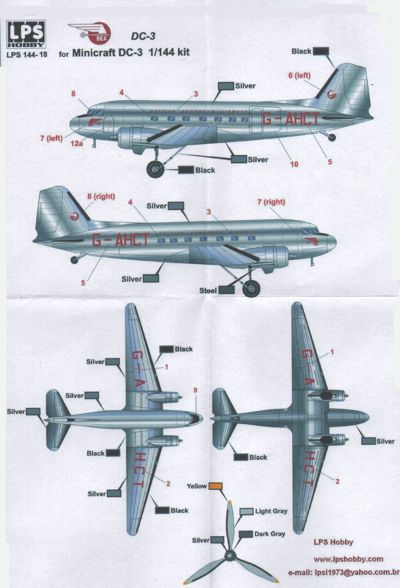 Douglas DC3 (BEA) LPS144-18