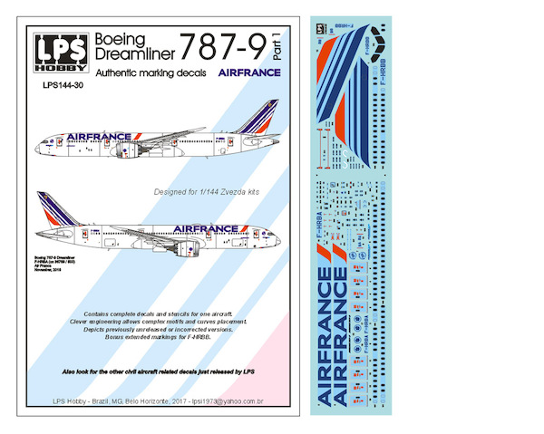 Boeing 787-9 Dreamliner Part 1 (Air France)  LPS144-30