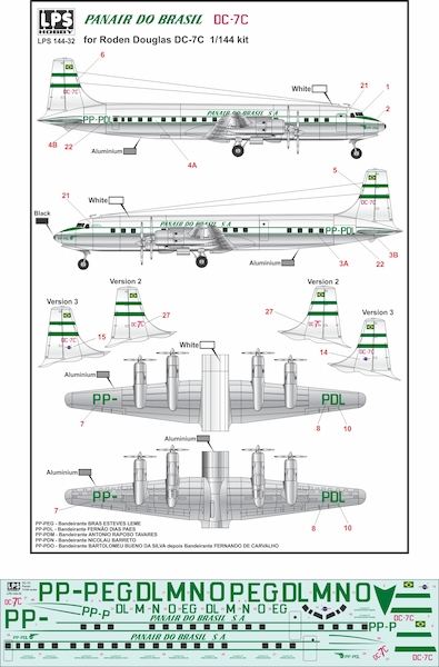 Douglas Dc7c (Panair do Brasil)  LPS144-32