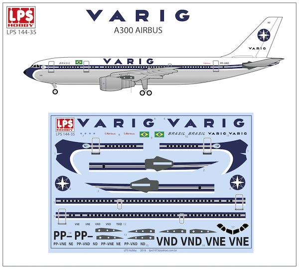Airbus A300 (VARIG) LPS144-35