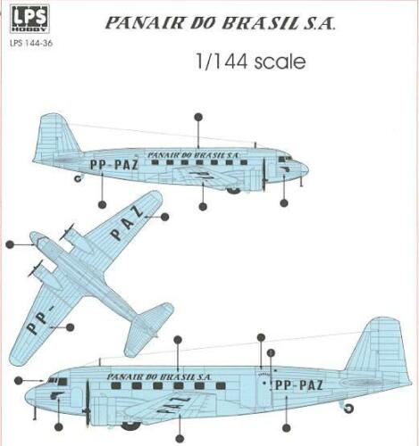 Douglas DC2 (Panair do Brasil)  LPS144-36