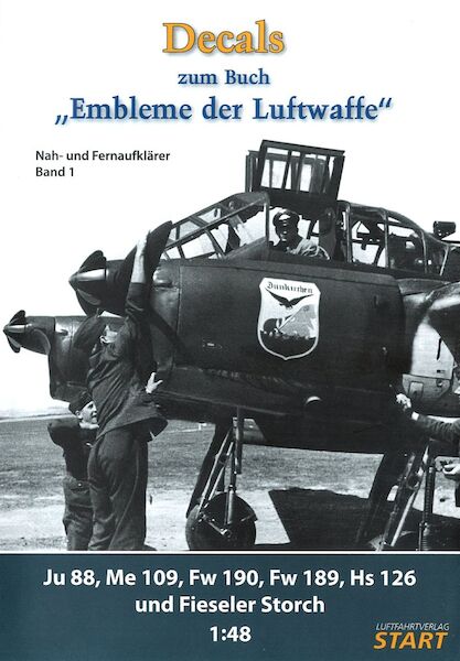 Special decals zum Buch "Embleme der Luftwaffe, Nah- und Fernauklärer band 1" embleme
