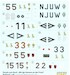 Special decals zum Buch "Mit Dem Kamera an der Front",  (10x BF109E I9J)LG2, 2x BF109F STAB/JG77)  KAMERA