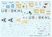 Messerschmitt BF109, BF110, Focke Wulf FW190 (See luftwaffe in focus 2)  LIF48001