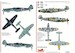 Messerschmitt BF109, BF110, Focke Wulf FW190 (See luftwaffe in focus 2)  LIF48001