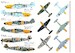 Messerschmitt BF109E/F/G, Focke Wulf FW190A (See Luftwaffe in Focus 2,3,4) LIF72005