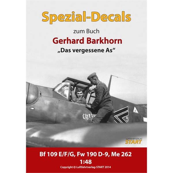 Special decals zum Buch "Das vergessene As, Der Jagdflieger Gerhard Barkhorn"  LIFBARKHORN