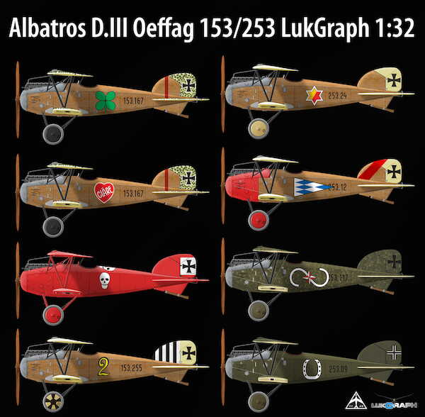 Albatros DIII OEFAG 153/253 PREMIUM  32-044A