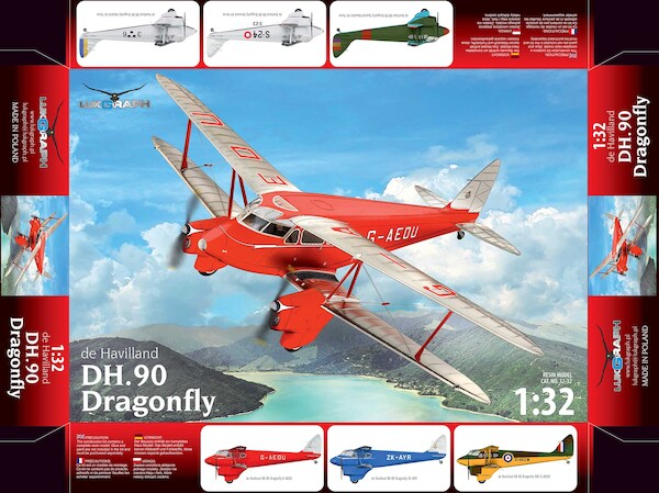 De Havilland DH90 Dragonfly (6 schemes) 32-32