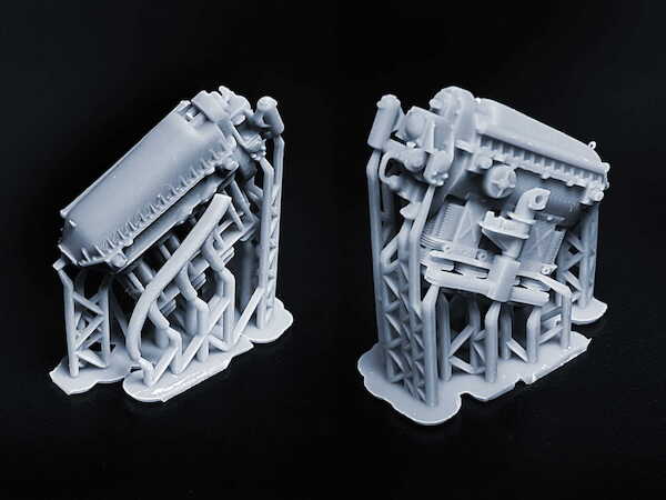 Gipsy Six engine + exhaust pipe 48-A004