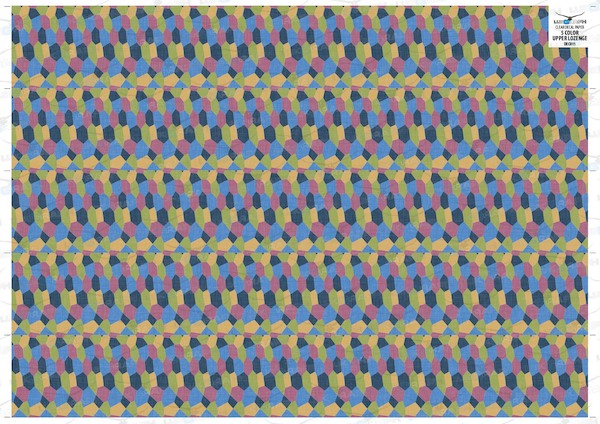 5 colour Upper lozenge LG32-DEC011