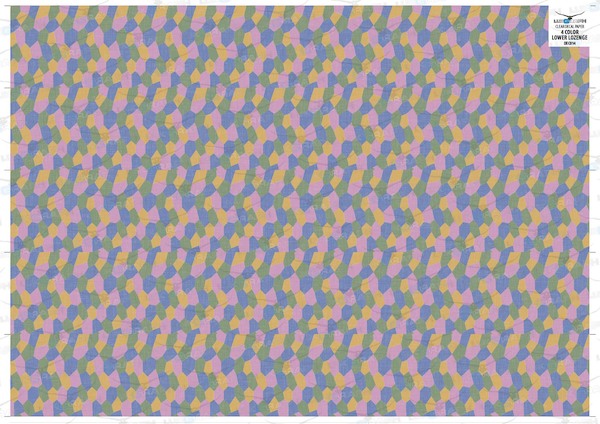 4 colour Lower lozenge LG32-DEC014