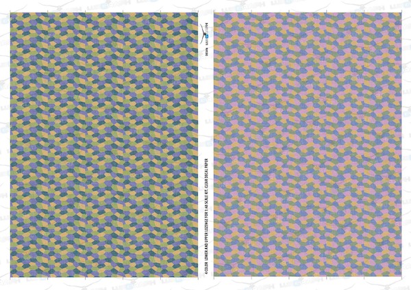 4 colour Lower and Upper lozenge LG48-DEC016