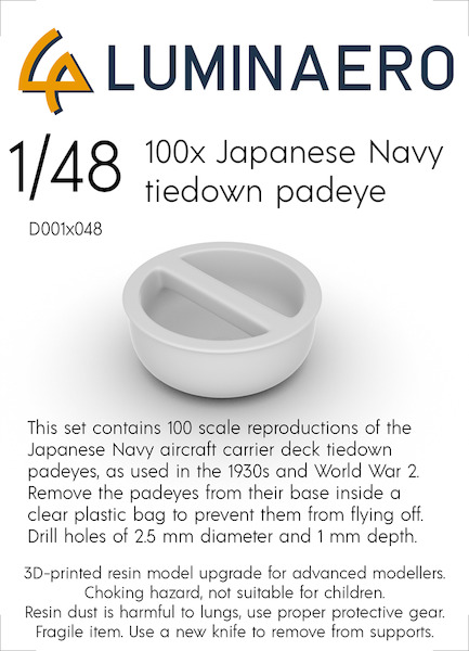 Japanese Navy Tiedown Padeyes (100x) D001-048