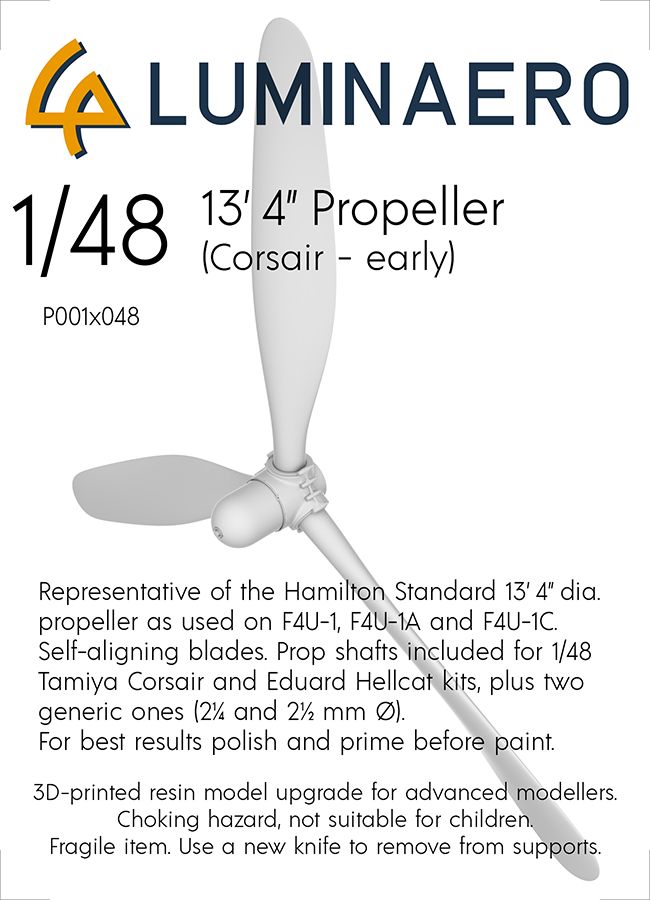 Luminaero P001-048 Hamilton Standard propellers 13