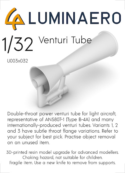 Venturi Tube (6x - 3 different versions) U003-032