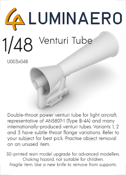 Venturi Tube (6x - 3 different versions) U003-048