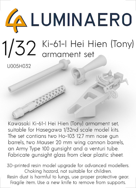 Kawasaki Ki61-1 Hei Hien "Tony" Armament set U005-H032
