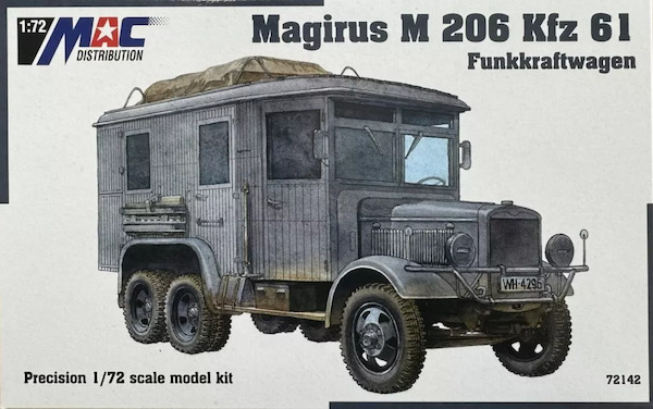 German Magirus M206 Kfz61 Funkkraftwagen  72142