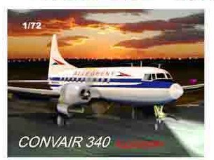 Convair CV340 with pug nose (Allegheny) GP.052