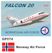 AMD Falcon/Mystere 20 (Norwegian AF) GP.074