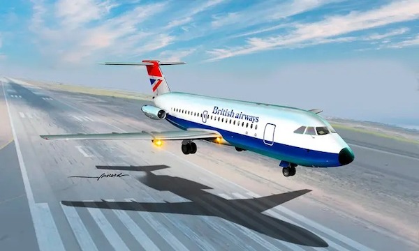 BAC 1-11 (British Airways)  GP.115BA