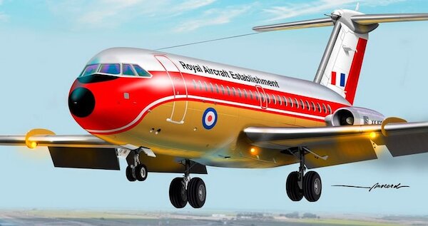 BAC 1-11 (RAE Royal Aircraft Establishment)  GP.115RAE