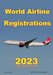 World Airline Registrations 2023, aircraft listed in registration order