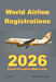 World Airline Registrations 2026, aircraft listed in registration order 