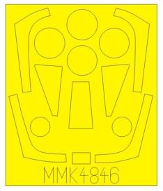 SAAB 32 Lansen paint mask (Tarangus) K4846