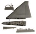 Fin fold set for SAAB JA37 Viggen (Tarangus) MMK4891