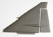 Fin for SAAB JA37 Viggen(Tarangus) MMK4894