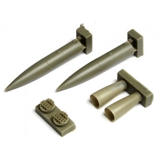 2 x Rocket pod m/57, for SAAB J32B Lansen & SAAB J35 Draken. K4912