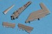 Fin fold set for SAAB 37 Viggen (Heller) MMK7266