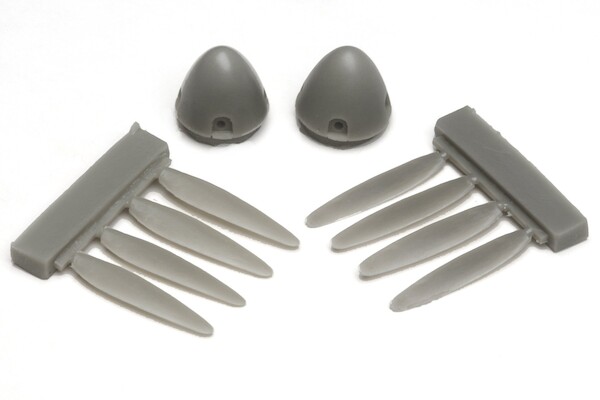 2 x Mosquito 4-bladed props for swedish J30 and others (Tamiya) K7278
