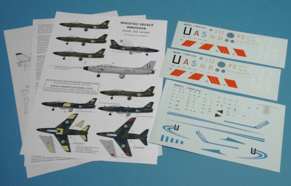 SAAB J32B/D/E Lansen decals mmD4806