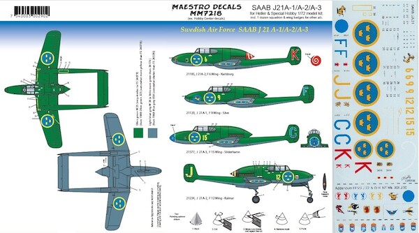 SAAB J21A-1/A-2/A-3  MMD7218