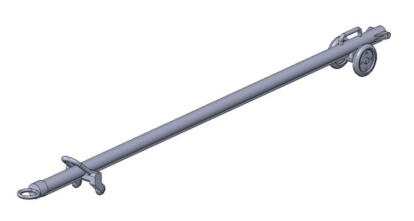 Tow bar for SAAB 32 Lansen (Tarangus) mmk4933