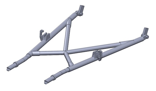 Bomb Cradle for SAAB B17 (Tarangus)  mmk4935
