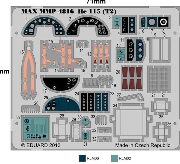 Heinkel He115 detail set (Special Hobby) MMP4816