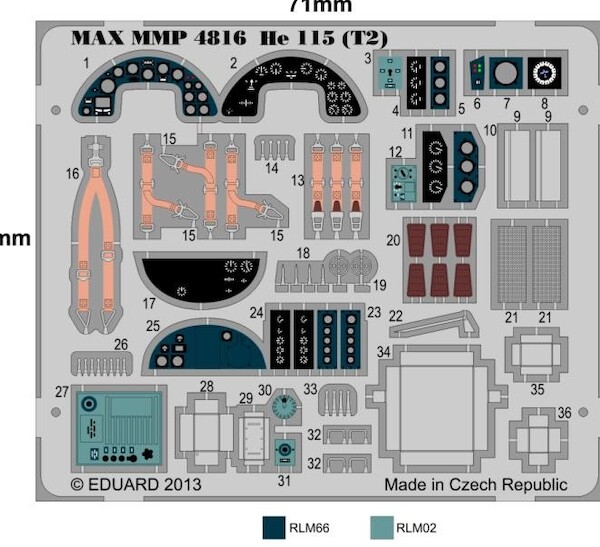 Heinkel He115 detail set (Special Hobby)  MMP4816