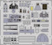 SAAB SF37 Viggen (photo recce) cockpit detail set (TARANGUS) MMP4827