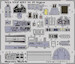 SAAB SF37 Viggen (photo recce) cockpit detail set (TARANGUS) MMP4827