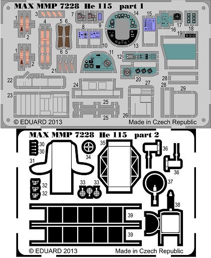 Heinkel He115 detail set (Revell)  MMP7228/A