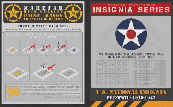US Roundels Pre WWII 1919-1942  (48 Roundels)  MM32013