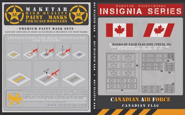 Canadian Air Force Flags (48) MM32027