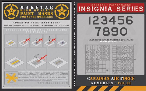 Canadian Air Force Numerals Vol 2 (80) MM32029