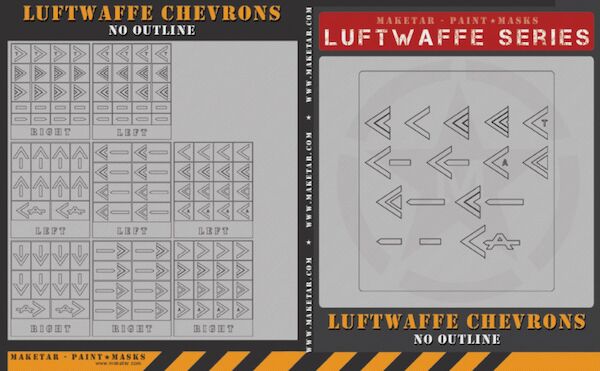 Luftwaffe chevrons without outline MM32059