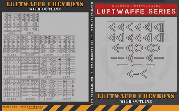Luftwaffe chevrons with outline  MM32060